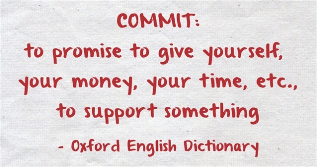 COMMIT-to-promise-to